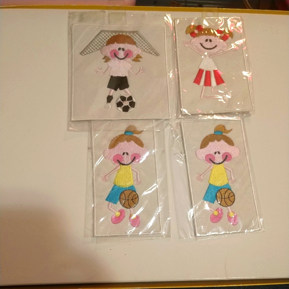 FREE with BUNDLE ⚽Kids Sew On Embroidered Patches Scoccer (4)